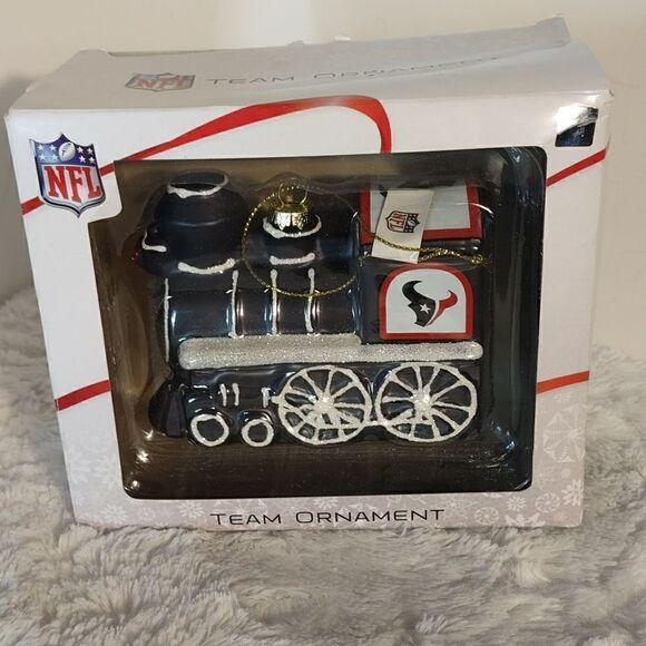 NFL Houston Texans Glass Christmas Ornament - Picture 7 of 7